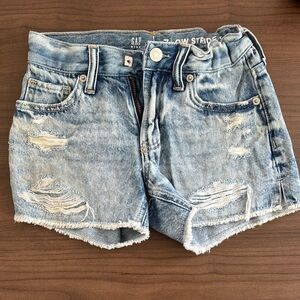 GAP Women's Blue Denim Shorts
